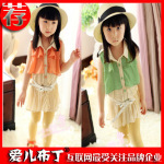 2012夏女童装新款 气质款雪纺无袖连衣裙 韩版女童裙
