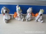 厂家批发 搪胶倒霉熊存钱罐 笨笨熊 背包熊 道歉熊 搪胶pvc公仔