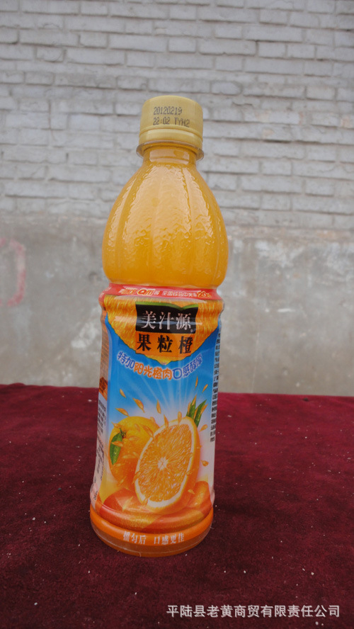 批发420ml美之源果粒橙 1*12 各种口味美之源果粒橙