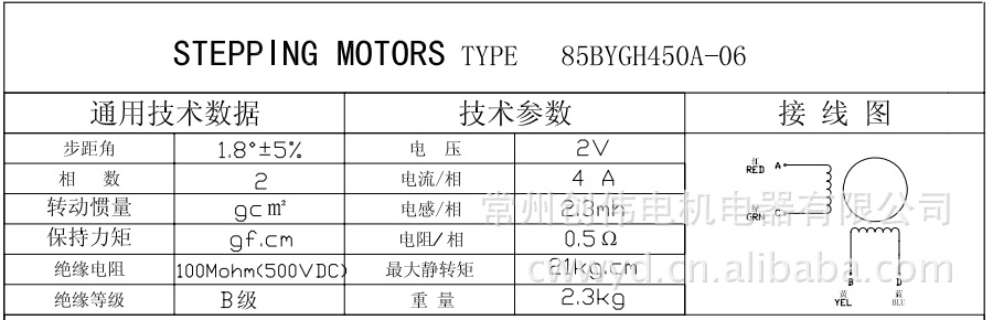 供应85步进电机 450A步进电机