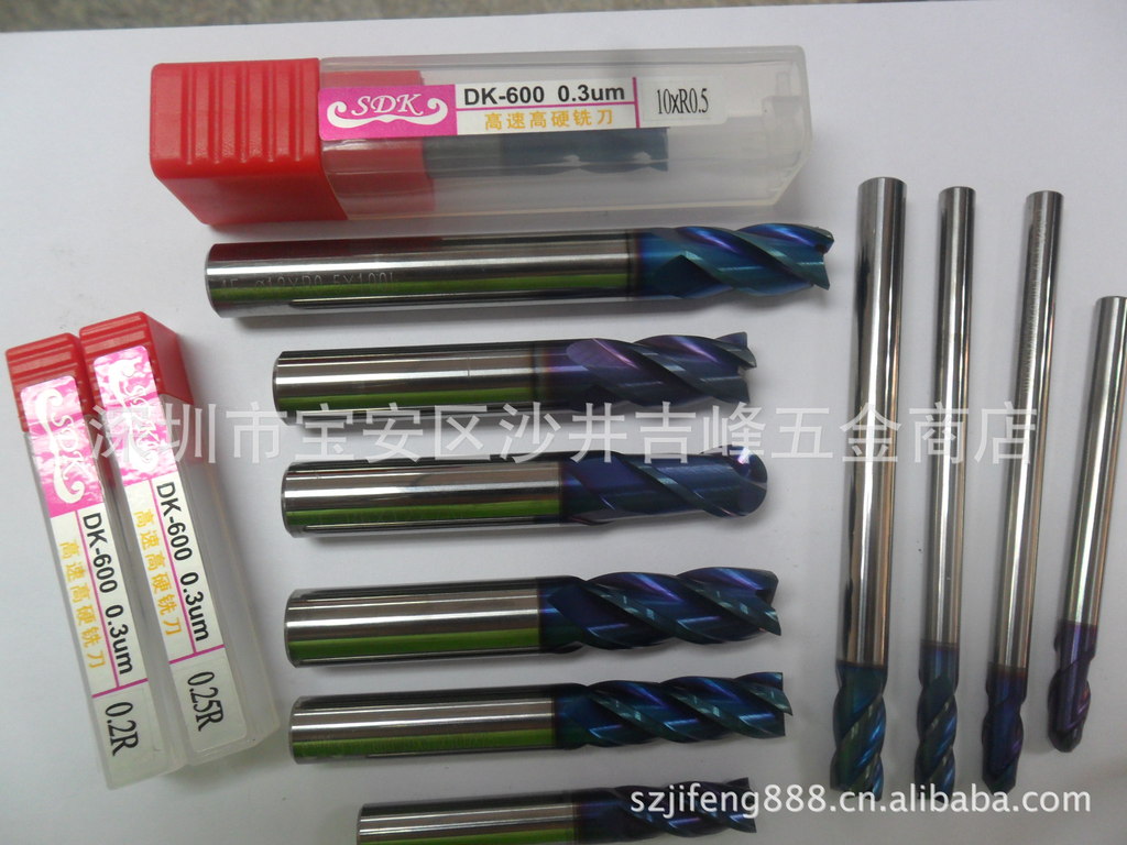 供应台湾SDK铣刀 直柄立铣刀 加长刃铣刀