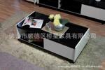 2162AG茶几 白亮光 钢化玻璃 抽屉 桥星家具 卓玛印象时尚生活