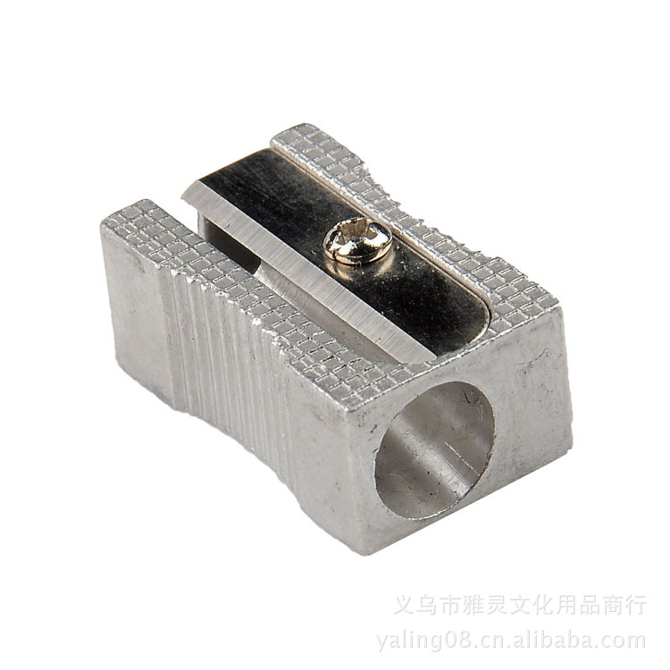 Creative Aluminum Alloy Pencil Sharpener Single Hole Pencil - Temu