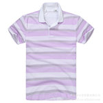 2012夏季 海澜之家正品 休闲男装  翻领条纹男装短袖短袖T恤