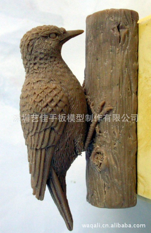 仿真写实动物泥雕手办制作