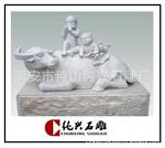 【景观雕刻】/花岗岩石雕/牧童骑牛