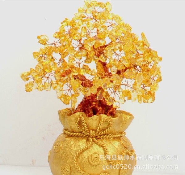 水晶发财树