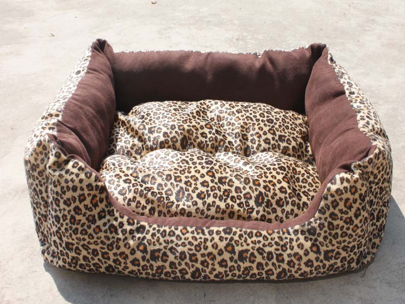 廠傢直銷寵物用品 豹紋寵物窩籠 底部防滑 三色供選擇