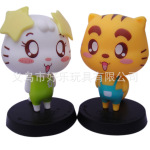 厂家批发正版快乐星猫 摇头快乐星猫 汽车摆设 车载公仔 摇头公仔