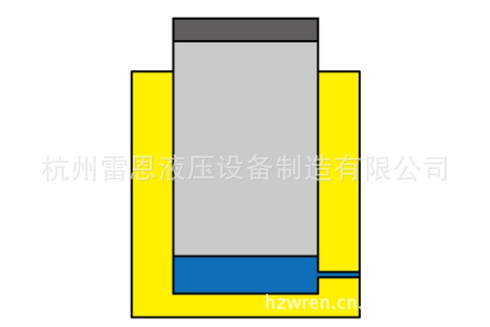 CLS重载液压缸 单作用液压缸 液压/油压缸内部结构