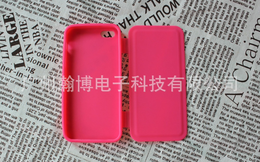 iphone5 纯TPU手机保护套 左右翻盖彩壳 iphone5果冻套素材 外壳