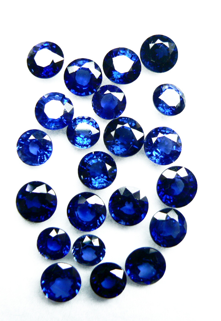 斯里兰卡蓝宝石圆5皇家蓝蓝宝石圆5