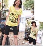 2012新款女式短袖T恤批发外贸女装,全棉T恤女夏装