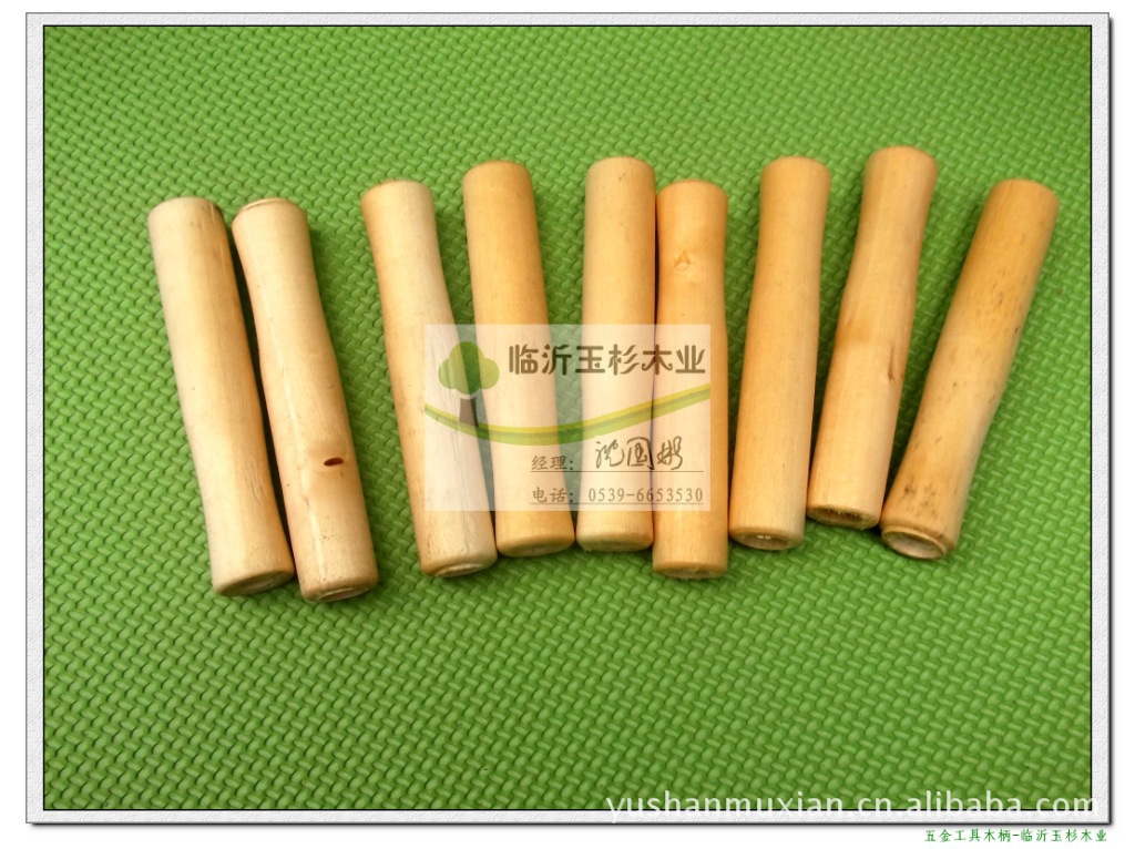 临沂木柄加工厂供跳绳木柄|带轴承跳绳手柄|表面磨光木质跳绳木柄