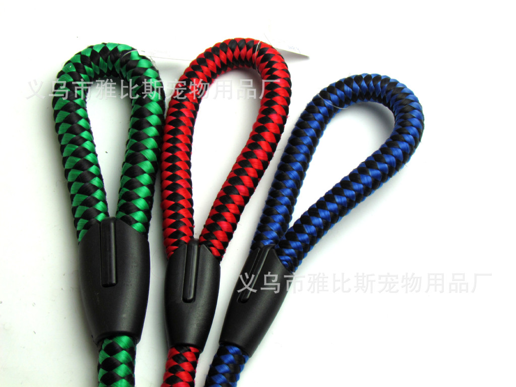 批發1.8*60cm方格圓繩短緩沖寵物牽引繩，狗鏈，狗狗用品工廠,批發,進口,代購