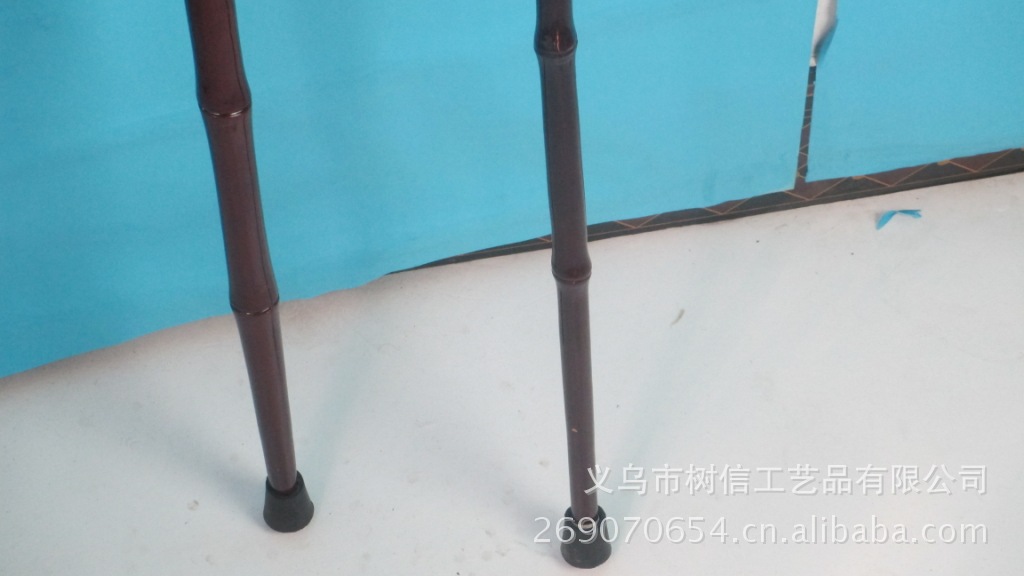 木质整体邛竹藤杖 老人拐杖 非常牢固带防滑垫 【规格】:高约90cm
