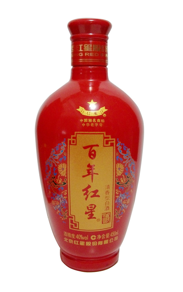 【包装:纸箱,彩盒,瓷瓶【介绍:红星二锅头酒是