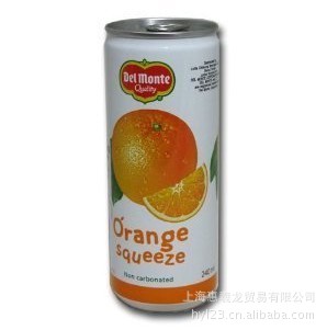 韩国进口乐天德蒙特橙味饮料