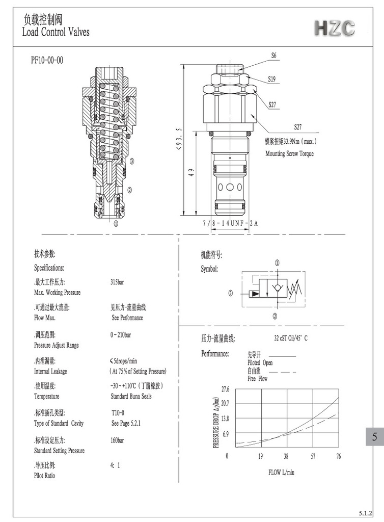 【平衡阀 pf10-00 供应插装阀】价格,厂家,图片,液压