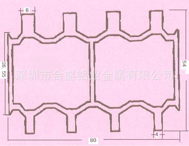 4080双面滴胶型材