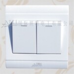 二位开关单控炫白系列