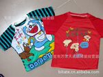供应12热销新款童装夏季短袖T恤 外贸原单儿童可爱卡通纯棉服装