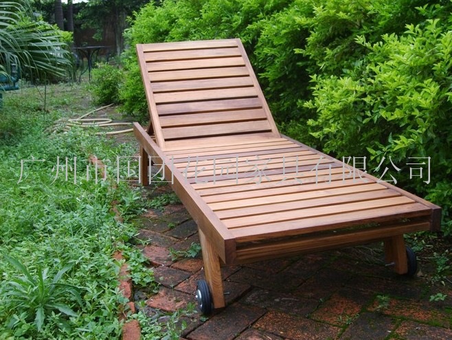 花园家具/户外家具/实木沙滩椅