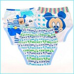 【特价】disney三层宝宝隔尿裤(米奇)出口原单防水隔尿裤学习裤