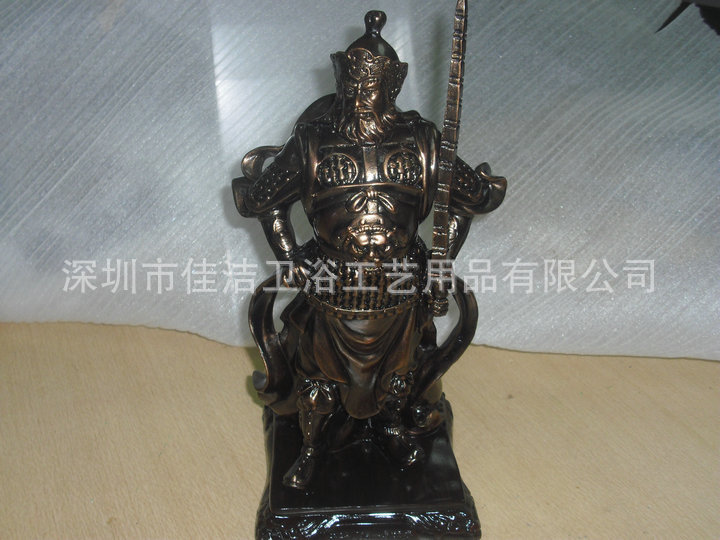 热销推荐合成树脂威武将军礼品摆件|古代工艺品
