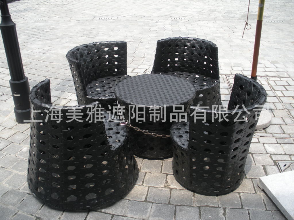 【上海户外编藤家具厂】户外编藤桌椅 欧式编藤桌椅 可定做