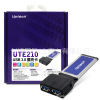 Uptech UTE210 USB 3.0扩展卡 两口USB3.0转Expresscard转接卡