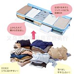 节约空间床下用衣服分隔收纳包 蓝色 米色