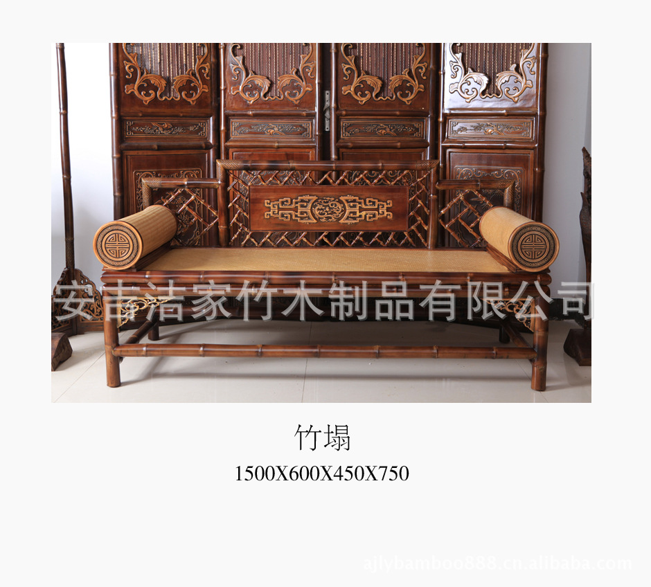 厂家超值批发 高品质竹制品衣柜 明清家具 竹制衣柜