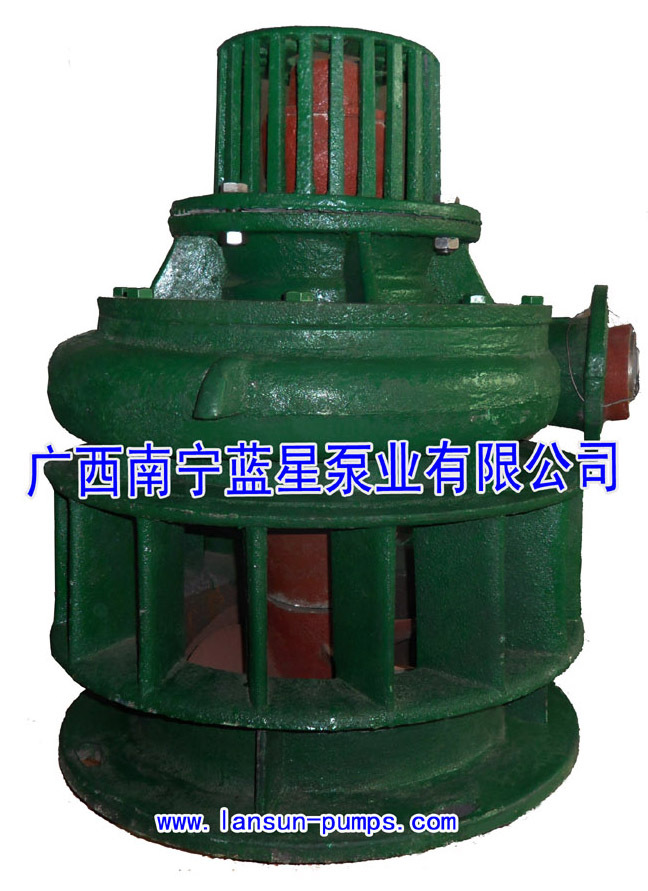 水轮泵是由水轮机和水泵组成,是利用水力冲动水轮并驱动水泵抽水