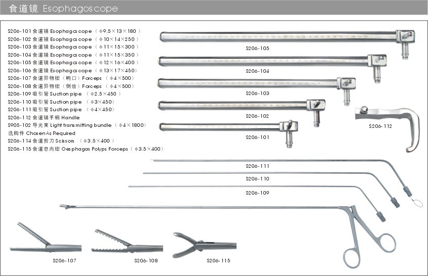 微创手术器械 食道镜