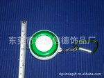 高档礼品圆形拉尺配钥匙扣圈