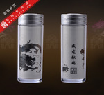 纯银杯子-纯银水杯-银口杯-纯银保健杯-纯银注塑杯-威龙献瑞
