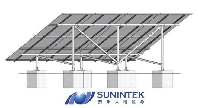 太阳能光伏支架系统(电池板支架(地面光伏支架)