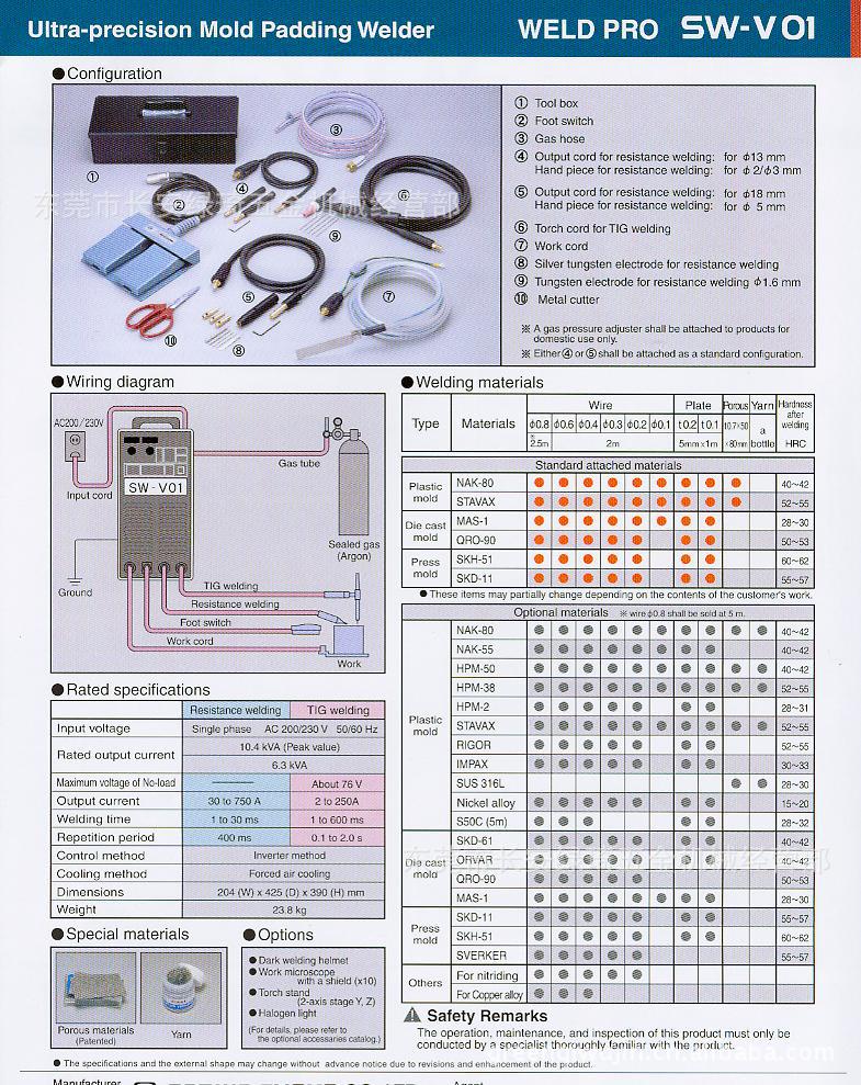 日本SANWA三和中国总代理 100%原装进口正品 SW-V01焊补机
