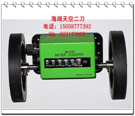 供应国产精品 机械式计米器jm316 滚轮计码器 滚轮计米器 长度计长表