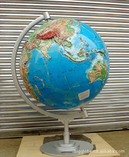 普天文globe大型立体地形地球仪展示1.5米金属弓形支架厂家直销