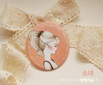 批发 小礼品 50元 mm外出必备甜美淑女系列 便携 化妆镜 24g