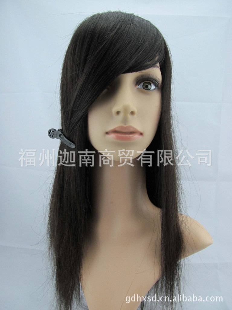 厂家直销 头套 假发头套 假发厂家 发套   真发批发 顶递针头套 