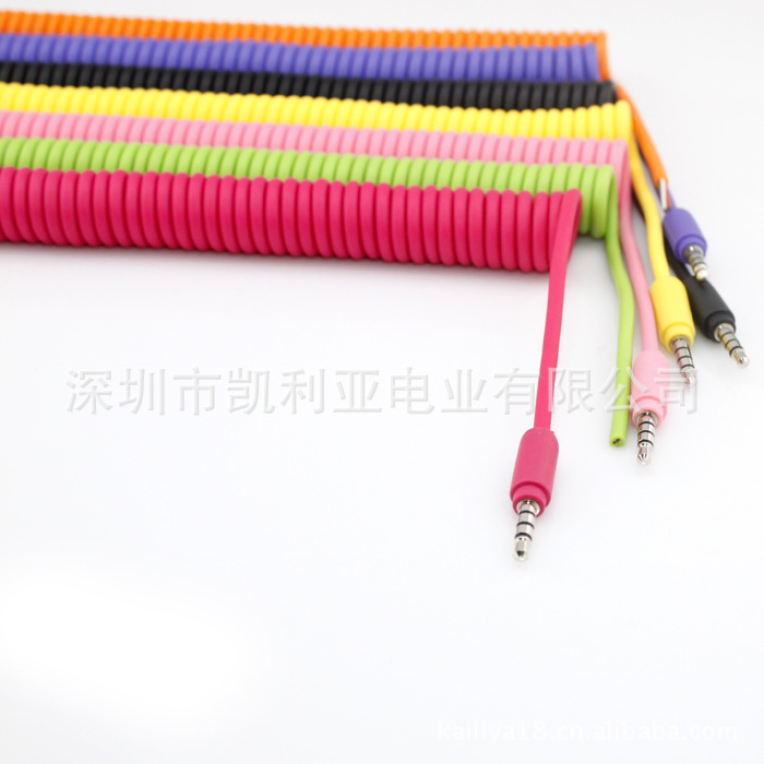 弹簧线,pu弹簧线,pvc弹簧线,耳机弹簧线,手机弹簧线【现货库存】