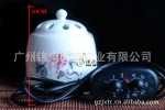 陶瓷熏香炉 骨瓷 可调温定时 电香炉 香熏 可烧香粉 精油 木屑