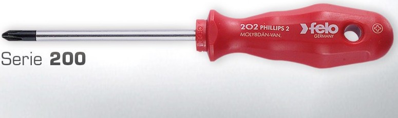 原装进口 德国飞龙felo工具 202系列十字螺丝刀 螺丝批 PH0/1/2/3