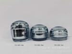 高档亚克力面霜瓶,弧形盖膏霜瓶,30g压克力膏霜瓶,化妆品瓶