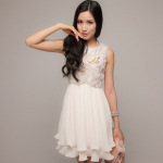 ��Ѵ��� 2012�ļ��¿�Բ����Ů����õ�廨������������ȹ