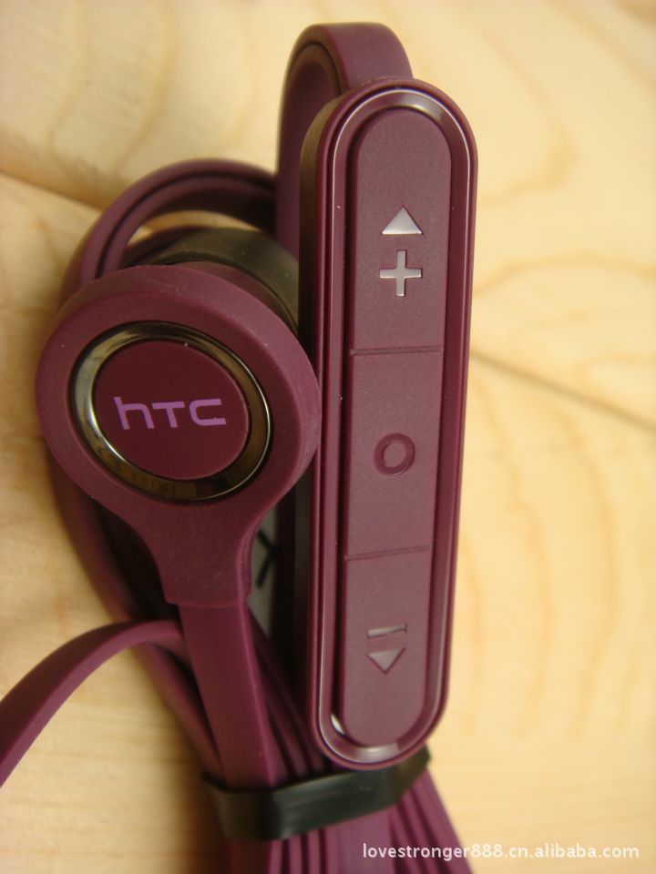 htcg21配机版倾心s510b原装立体声耳机防缠绕紫色g19面条耳机