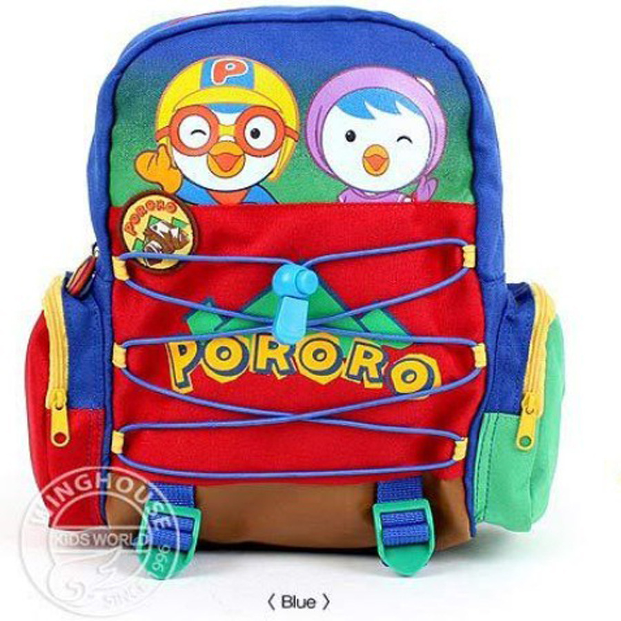 韓國PORORO企鵝書包 新款背包 開學必備 兒童雙肩包 廠傢直銷批發・進口・工廠・代買・代購